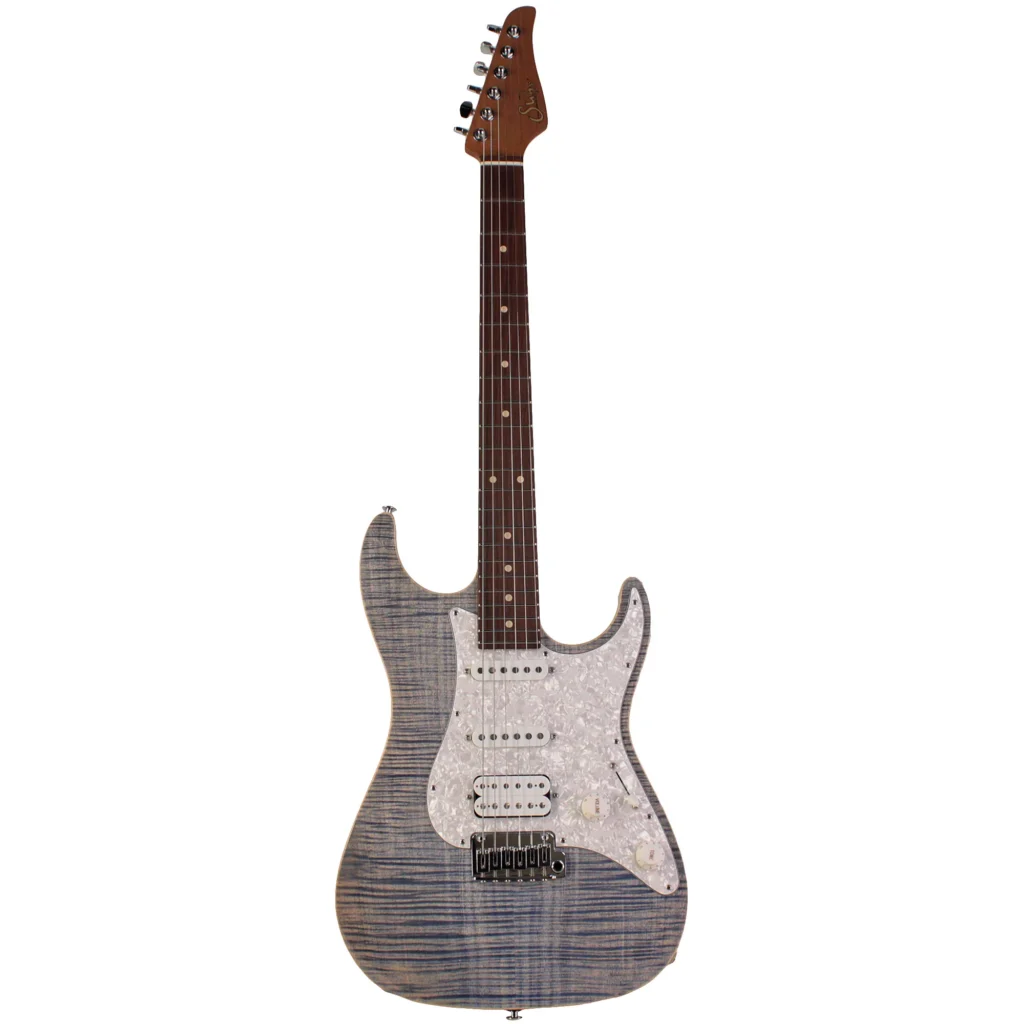 Suhr Standard Plus HSS Pau Ferro Trans Blue Denim Slate
