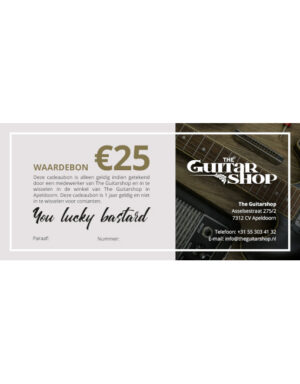 The Guitarshop Cadeaubon € 25,-