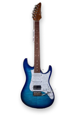 Ibanez AZ22S1F Transparent Turquoise Burst