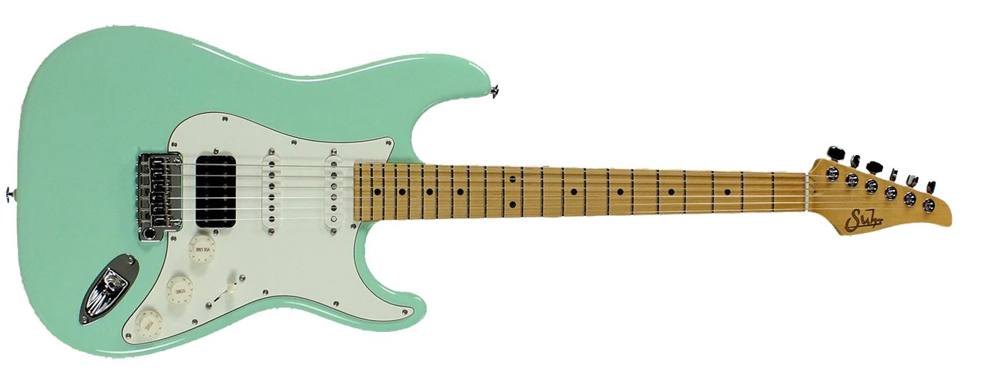 Suhr Classic S Antique HSS Maple Surf Green
