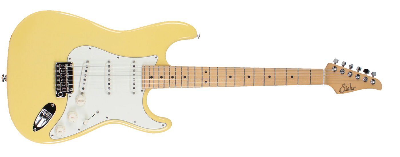 Suhr Classic S SSS Maple Vintage Yellow