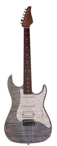 Suhr Standard Plus HSS Pau Ferro Trans Blue Denim Slate