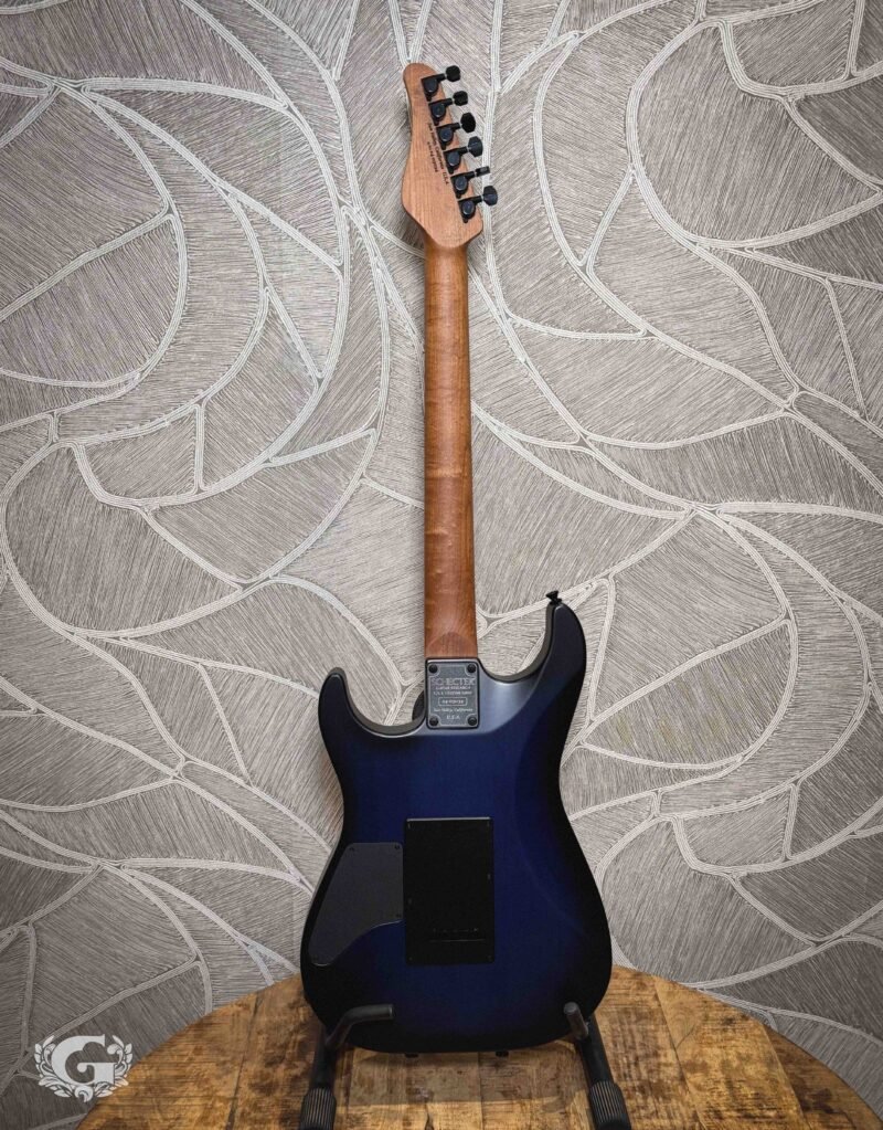 Schecter USA Sunset Custom-II HSS - Ocean Blue Burst Satin