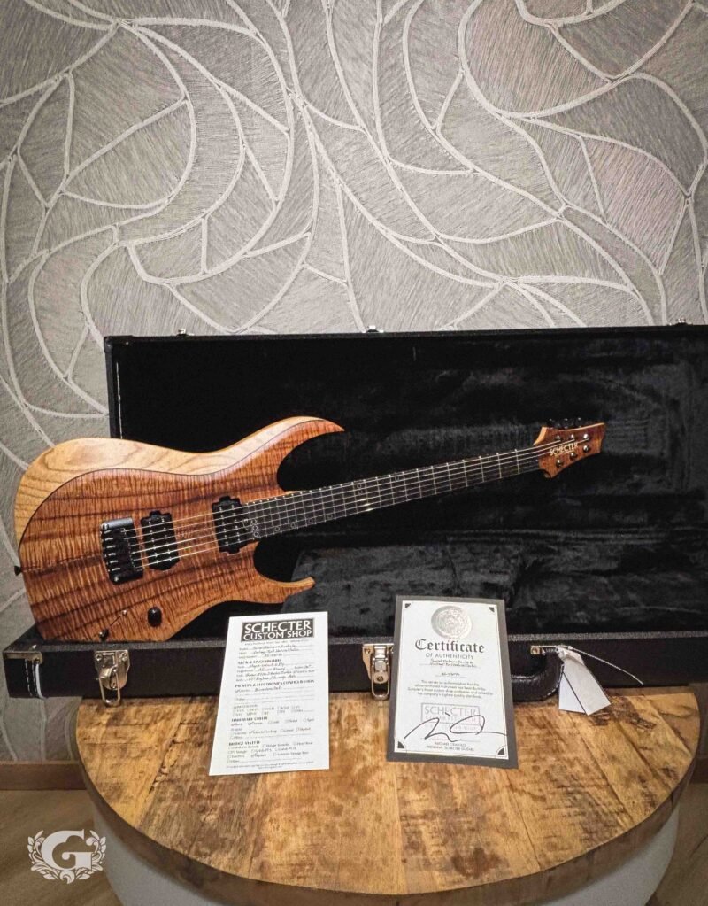 Schecter USA Sunset Extreme Exotic Koa Vintage Tabacco
