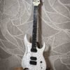 Schecter USA Sunset Extreme White and Gold Satin Crackle