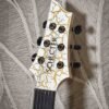 Schecter USA Sunset Extreme White and Gold Satin Crackle