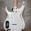 Schecter USA Sunset Extreme White and Gold Satin Crackle