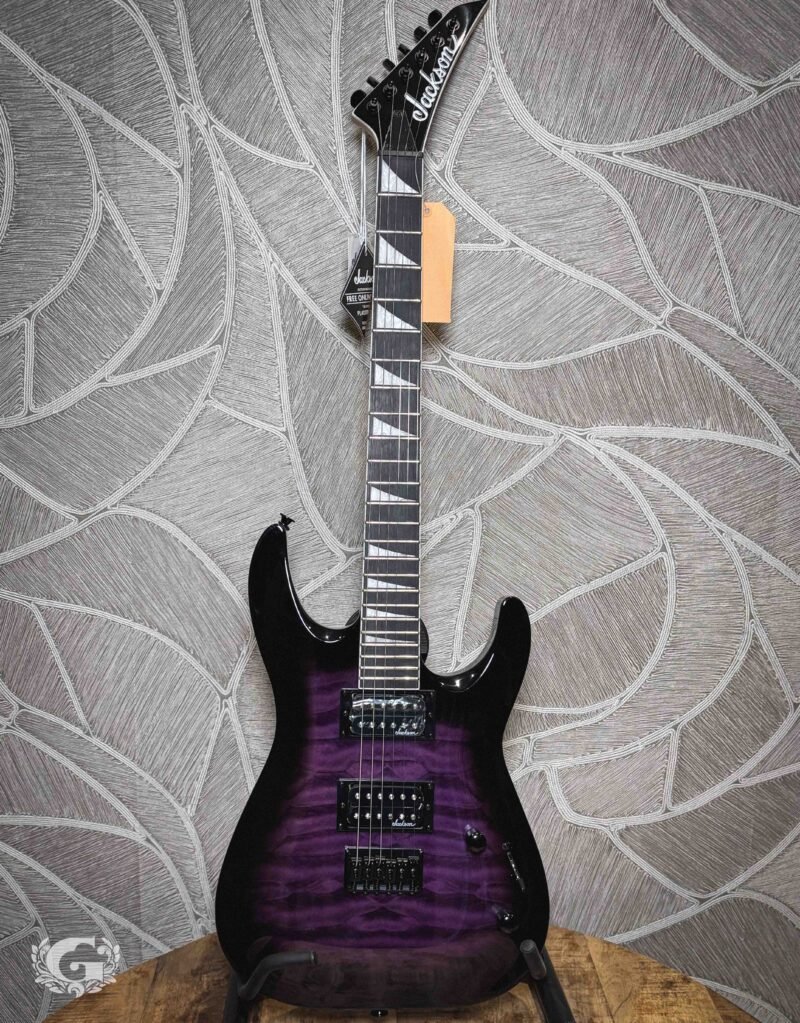 Jackson JS32Q Dinky Transparent Purple Burst