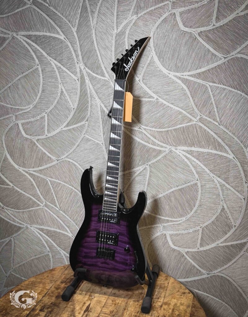 Jackson JS32Q Dinky Transparent Purple Burst