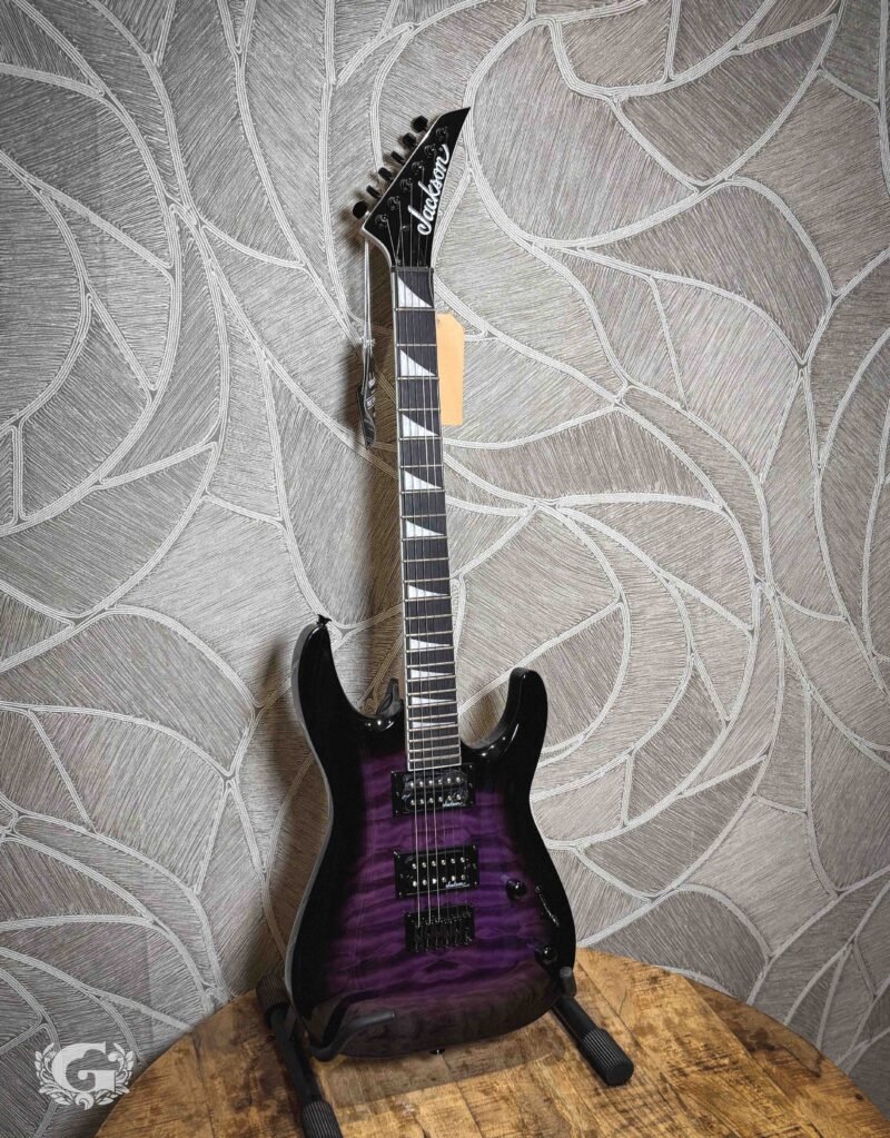 Jackson JS32Q Dinky Transparent Purple Burst