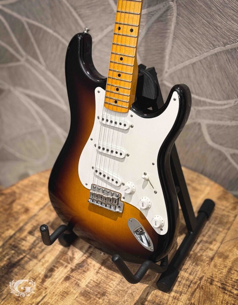 CS_56_Jimmy_Vaughan_Signature_Strat-2 Fender Custom Shop Jimmy Vaughan Signature 1956 Stratocaster Wide-Fade 2-Color Sunburst / OCCASION