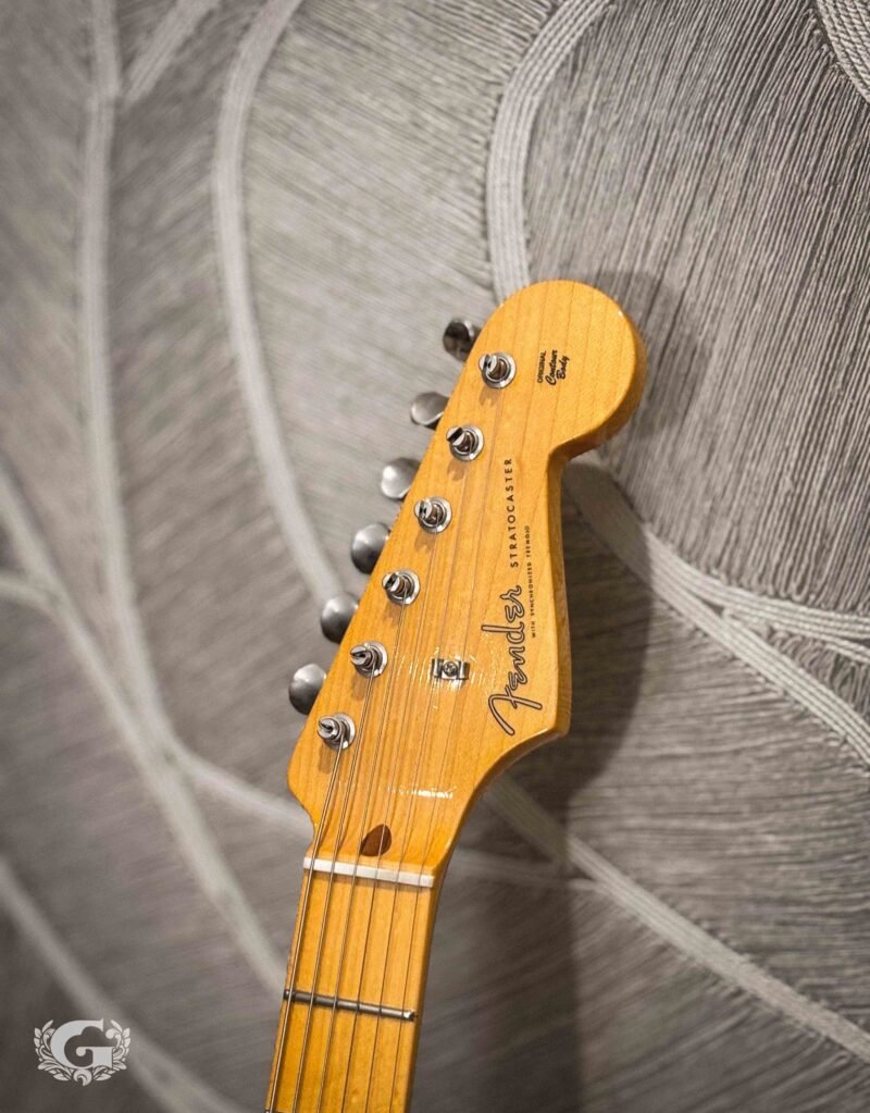 CS_56_Jimmy_Vaughan_Signature_Strat-6 Fender Custom Shop Jimmy Vaughan Signature 1956 Stratocaster Wide-Fade 2-Color Sunburst / OCCASION