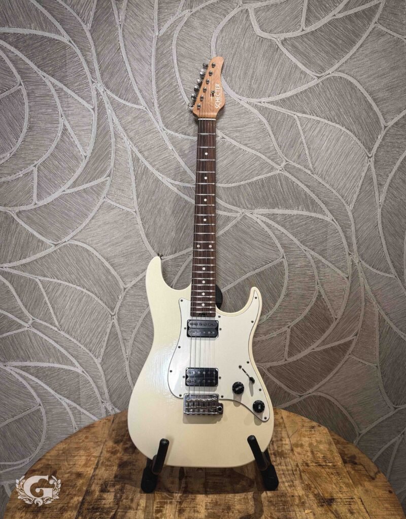 Schecter USA Sunset Custom Wembley HH Vintage White Aged Nitro