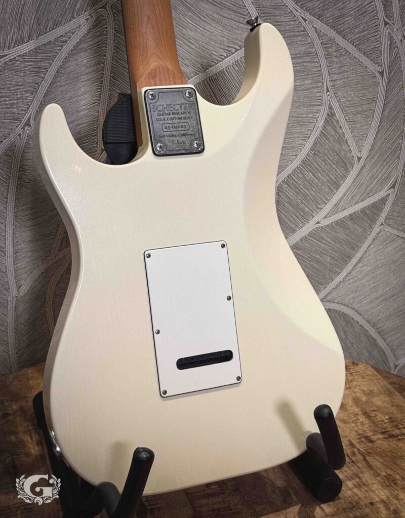 Schecter USA Sunset Custom Wembley HH Vintage White Aged Nitro