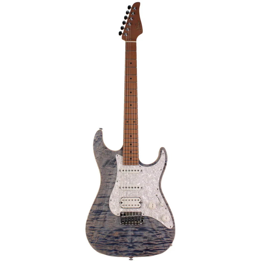 Suhr Standard Plus HSS Maple Trans Blue Denim Slate