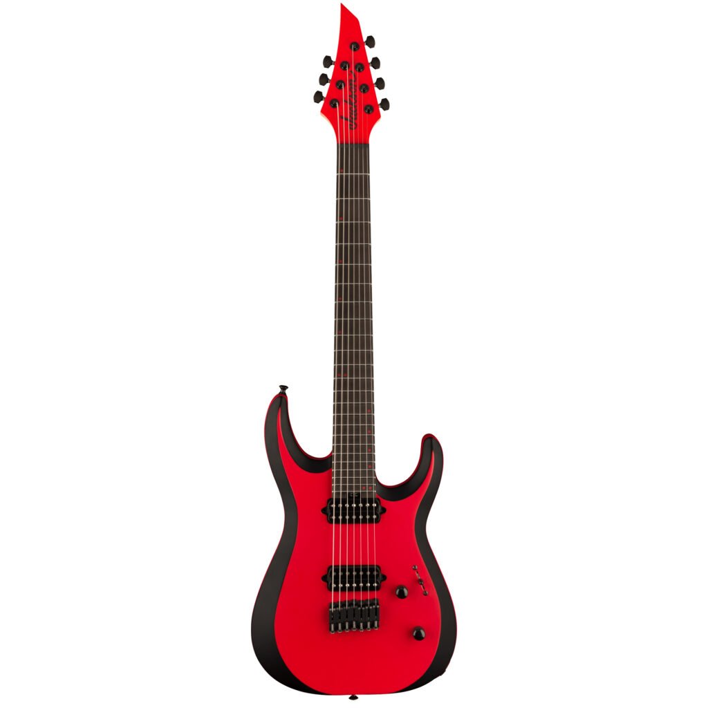 Jackson Pro Plus Series Dinky MDK HT7 Red with Black bevels