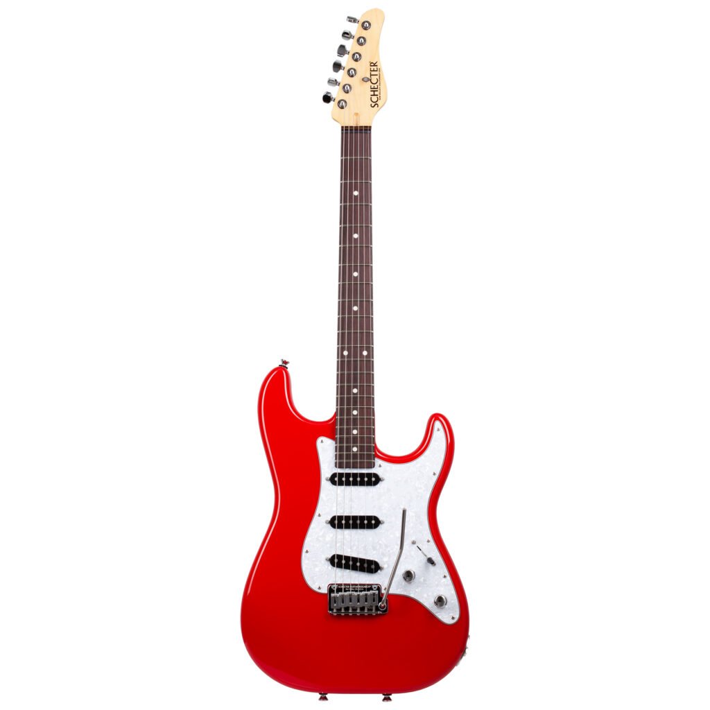 Schecter Traditional USA Wembley SSS Candy Red