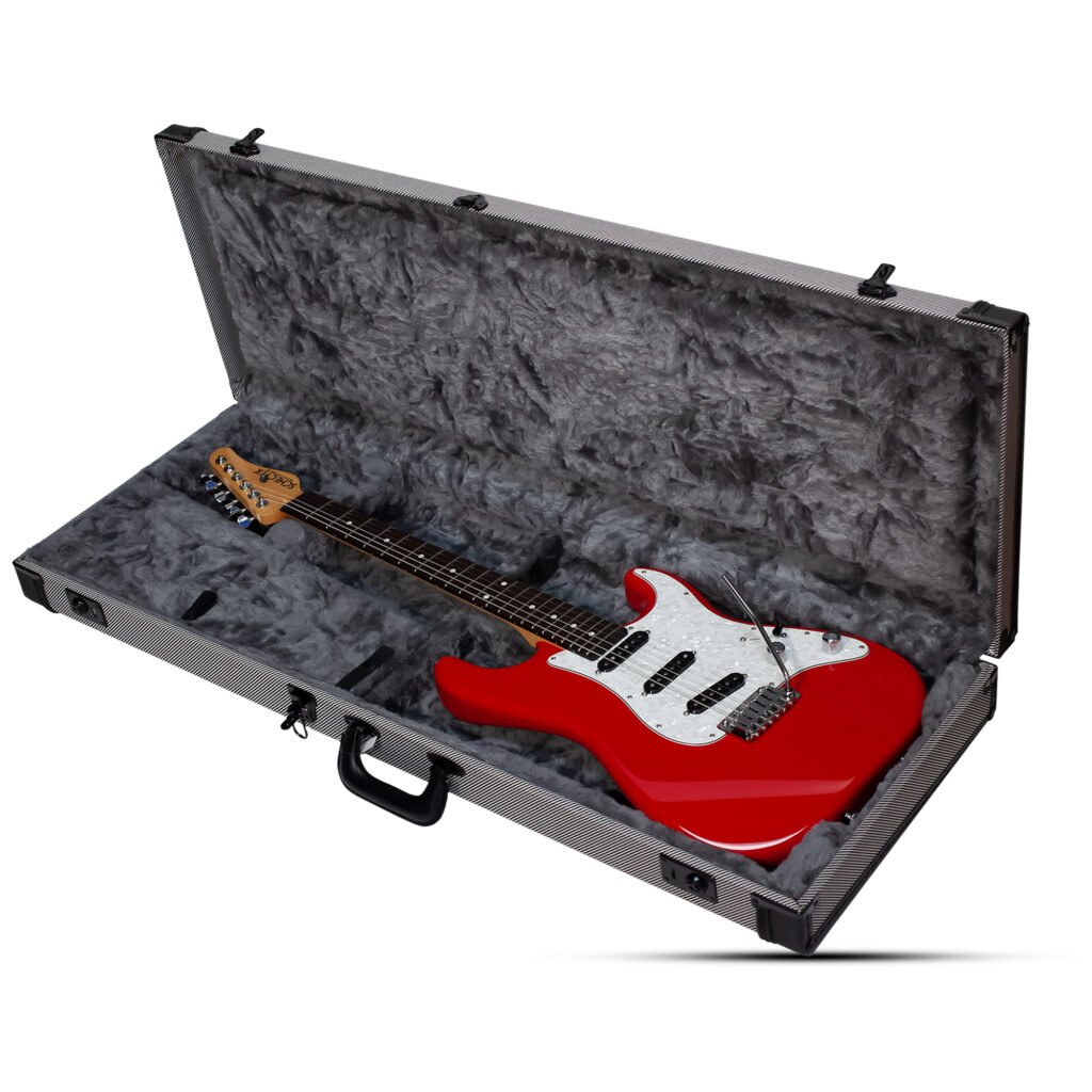 Schecter Traditional USA Wembley SSS Candy Red