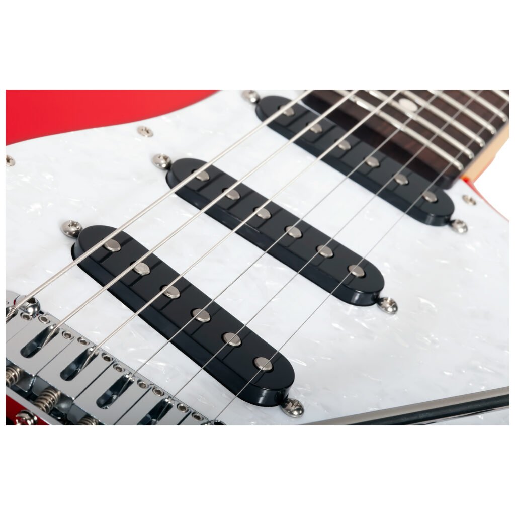 Schecter Traditional USA Wembley SSS Candy Red