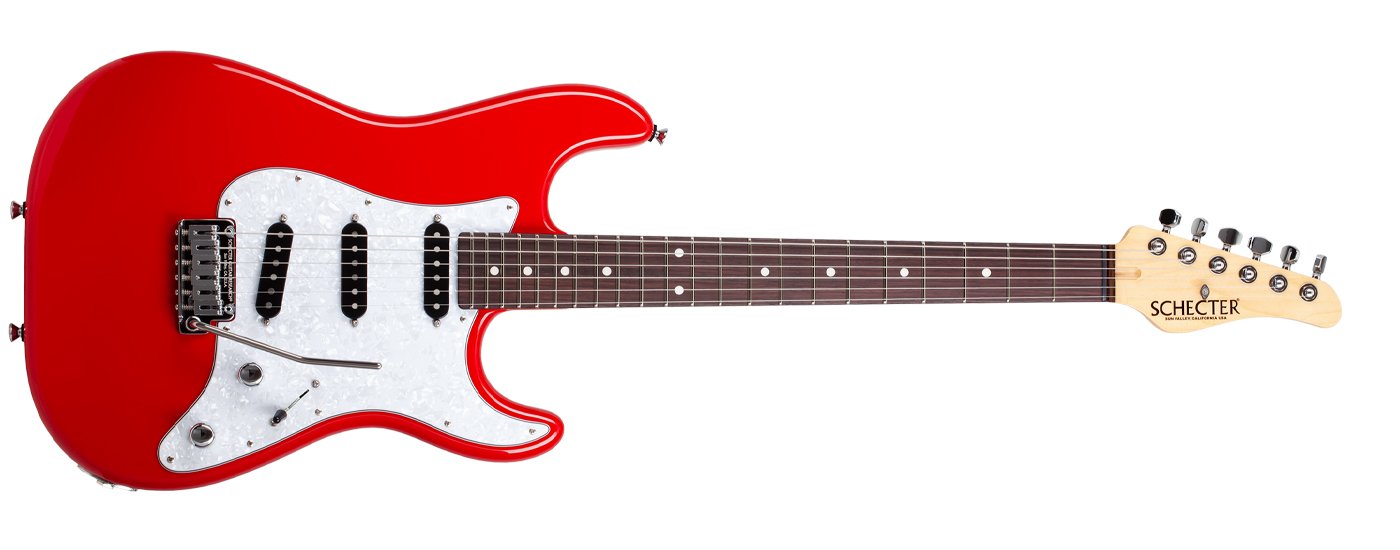 Schecter Traditional USA Wembley SSS Candy Red