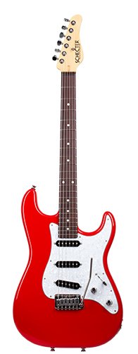 Schecter Traditional USA Wembley SSS Candy Red