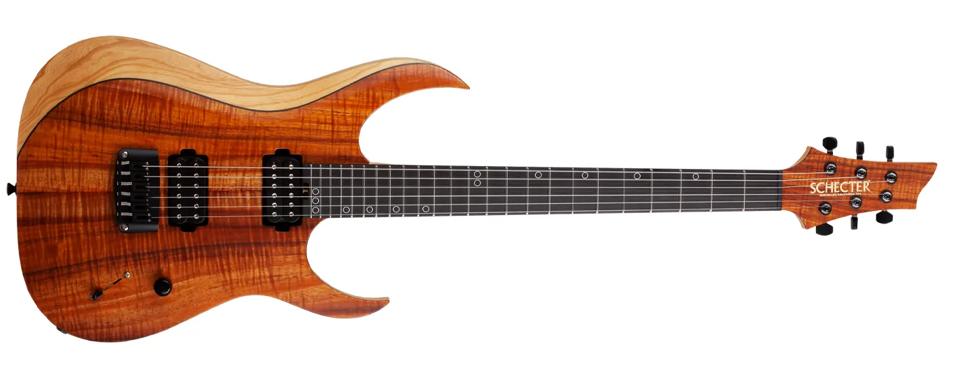 Schecter USA Sunset Extreme Exotic Koa Vintage Tabacco
