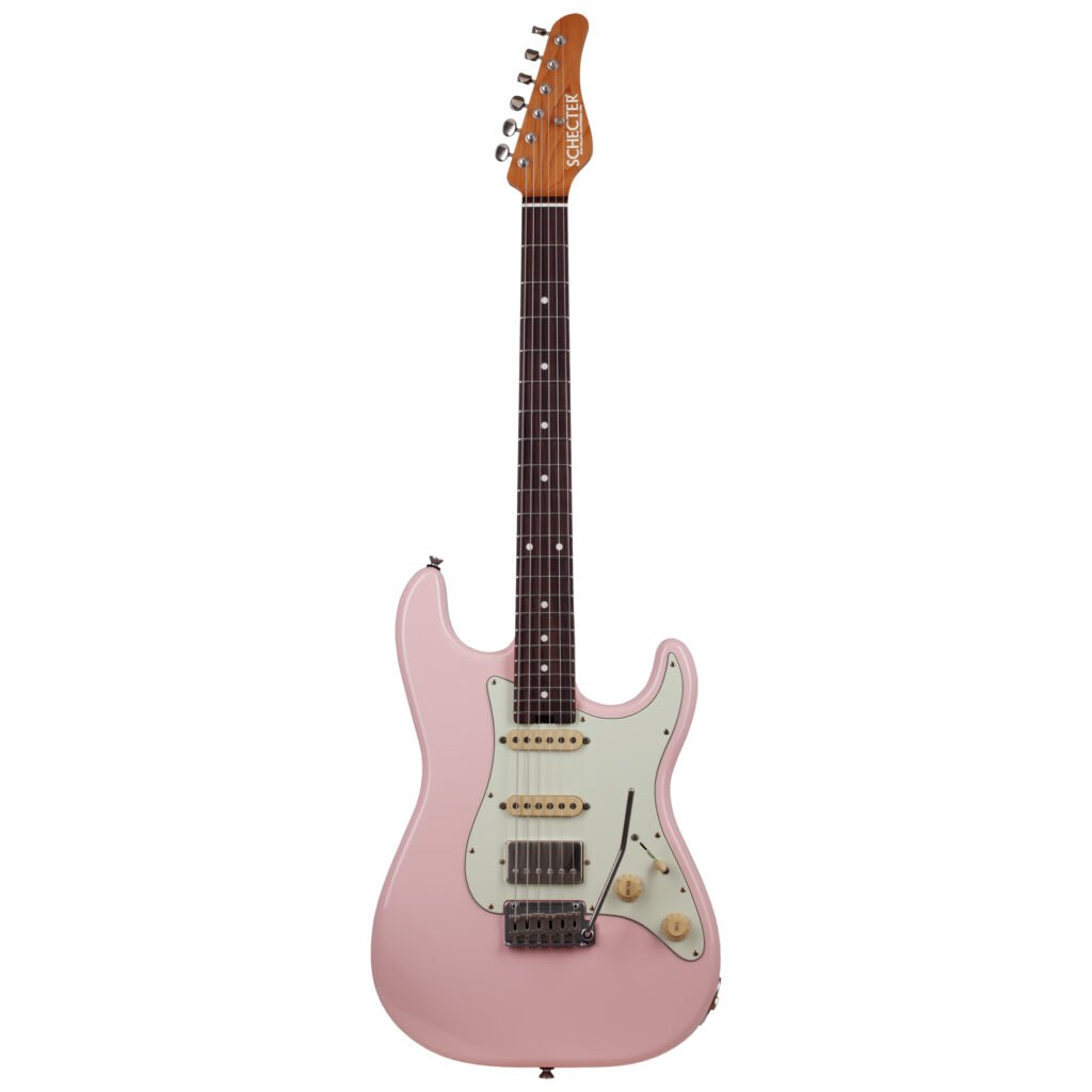 Schecter Traditional USA Wembley HSS Shell Pink