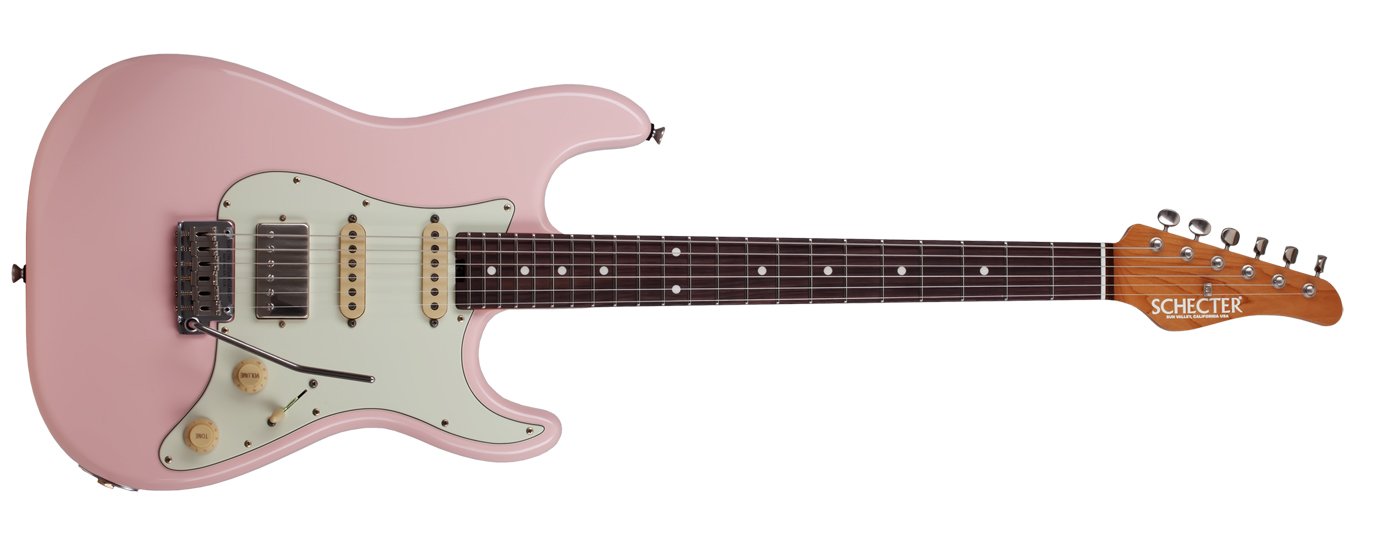 Schecter Traditional USA Wembley HSS Shell Pink