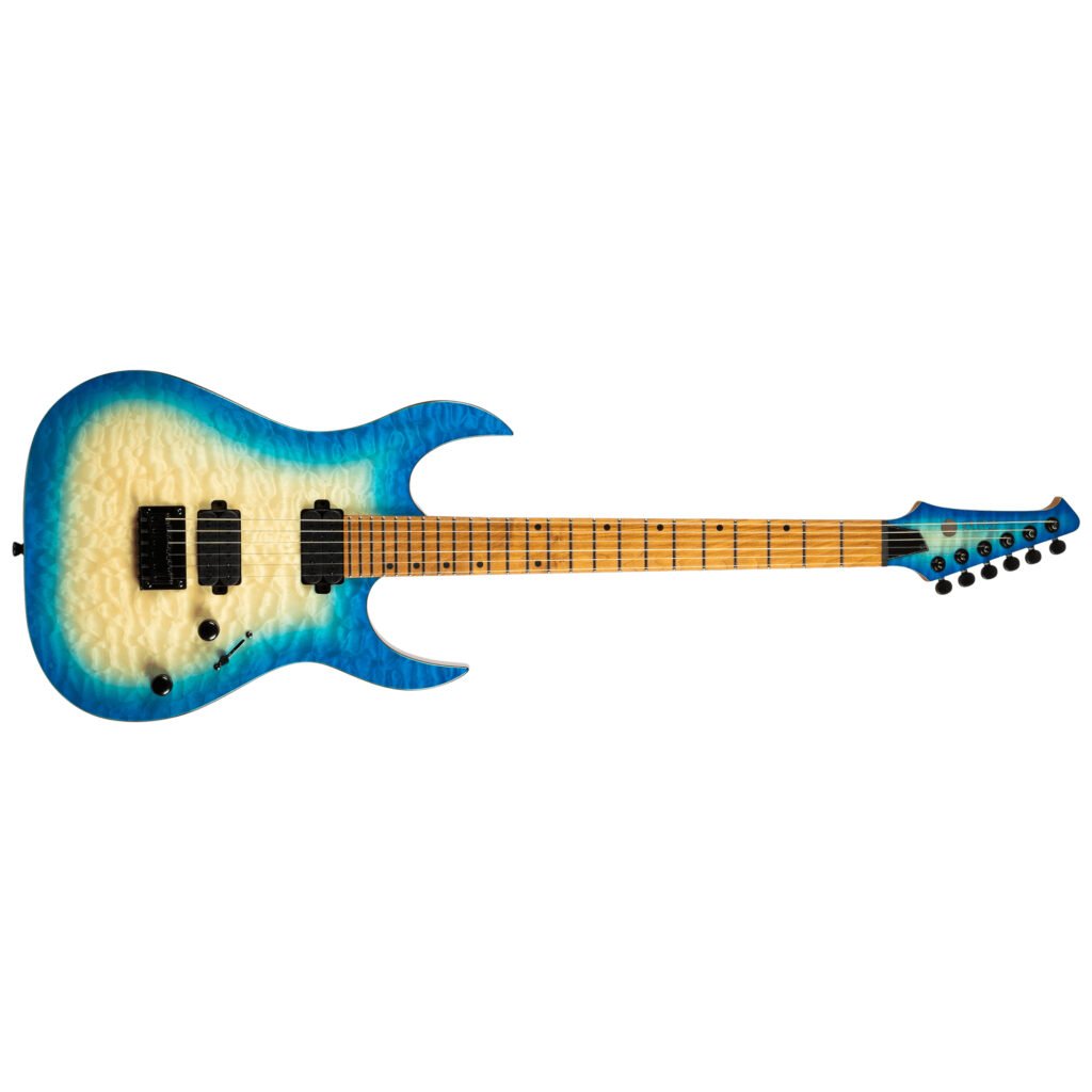 Spira Guitars S-500 QAB Trans Aqua Blue