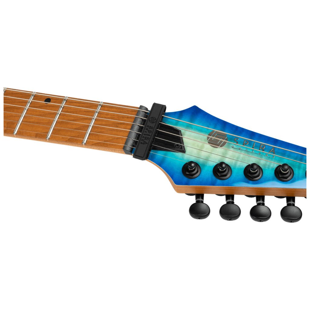 Spira Guitars S-500 QAB Trans Aqua Blue