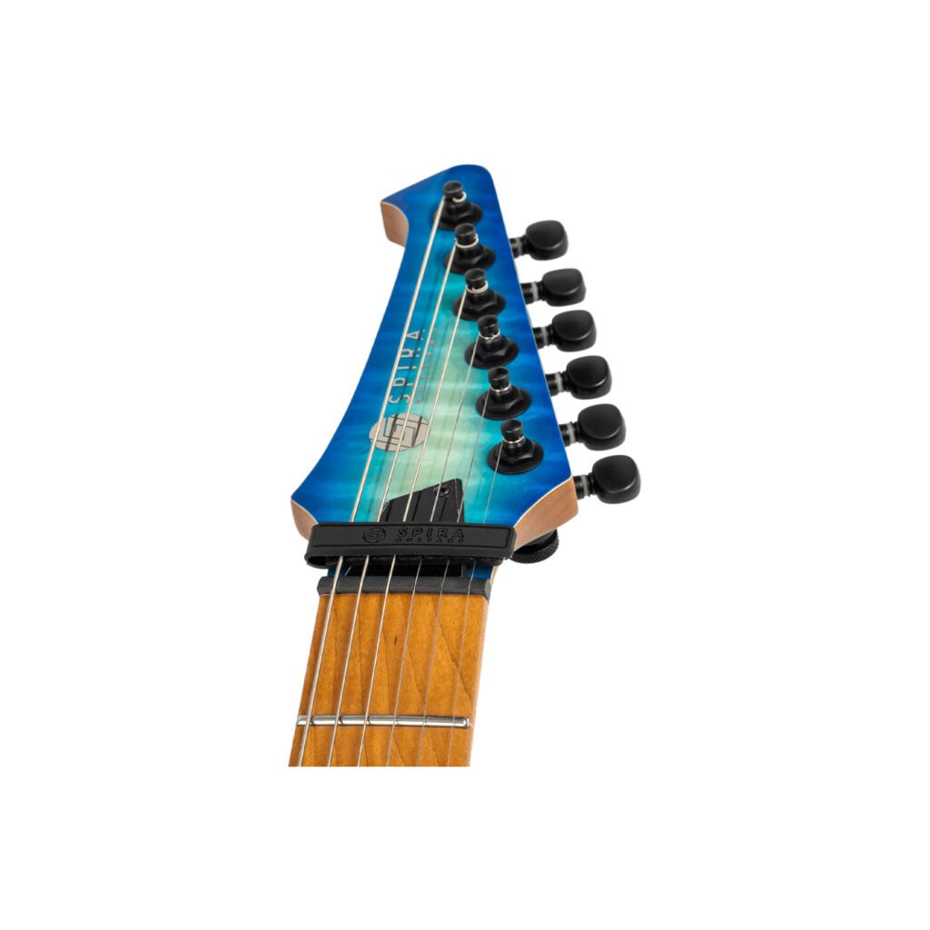 Spira Guitars S-500 QAB Trans Aqua Blue