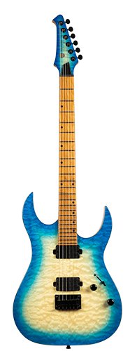 Spira Guitars S-500 QAB Trans Aqua Blue