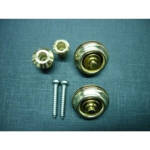 Alhambra Gold Plated Dunlop Strap Locks - 9617