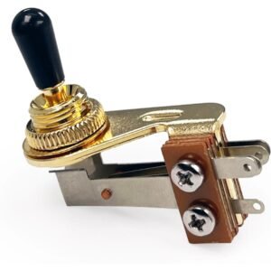 AxLabs Al 3-WAY Right Angle 4-POLE Toggle Switch Gold