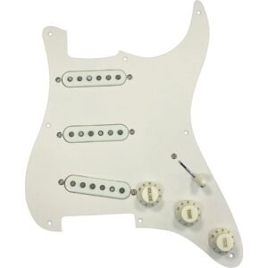 AxLabs Al Habanero Pre-Wired Pickguard 1 Ply /8-Hole SSS Agedwht