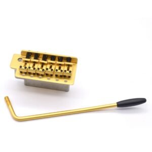 AxLabs Alkd 6-Screw Tremolo Blcksadl Satin Gold