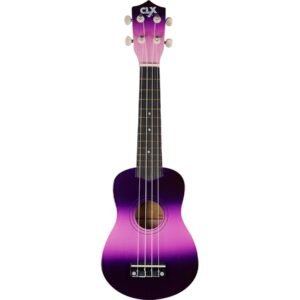 CLX Calista 21 DC-2 Ukulele Pink + Purple Dual Colour (Soprano)
