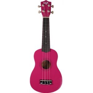 CLX Calista 21 PK+ Ukulele Pink + Glitter (Soprano)