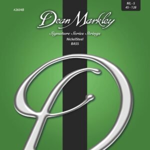 Dean Markley Nickelsteel Bass Guitar Strings Med Light 5STR 45-128