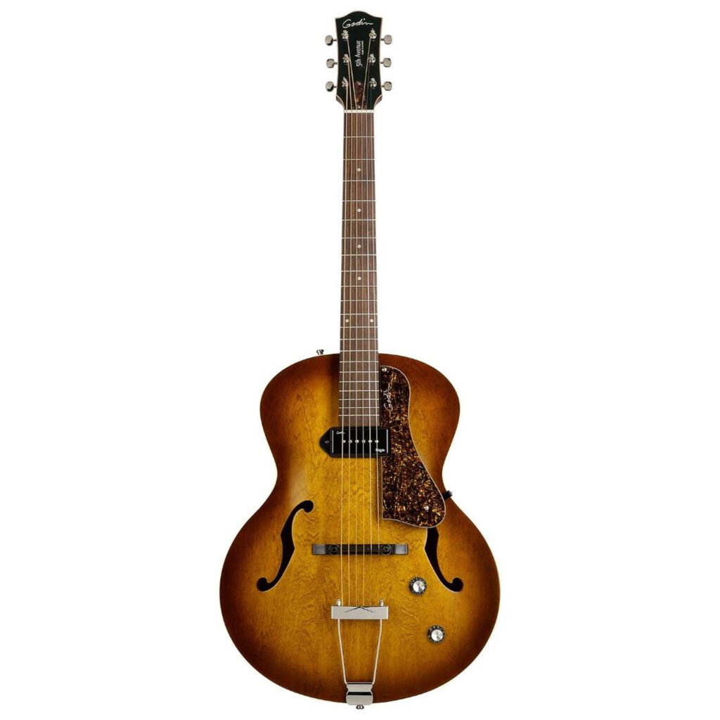 Godin 5th Avenue Kingpin P90 Cognac Burst