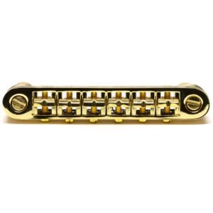 Graph Tech SS Resomax NV1 Autolock Bridge 6mm - Gold