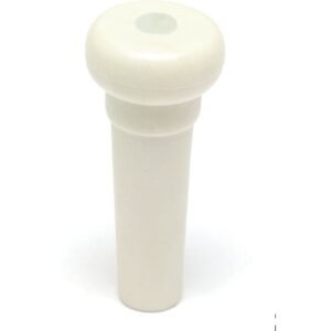 Graph Tech Tusq End Pin - White Wmop Dot