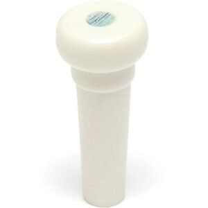 Graph Tech Tusq End Pin - White Wpaua Dot