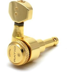Graph Tech Ratio Elec Locking 6 In Line Contemporary 2 Pin - Mini Gold
