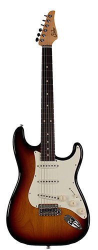 Suhr Classic S SSS Rosewood 3 Tone Burst